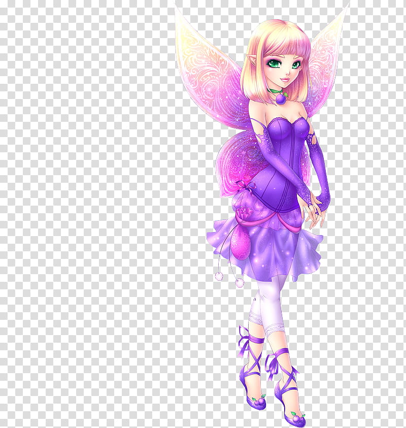 Fairies, purple dress fairy illustration transparent background PNG clipart