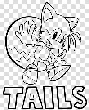 Able Classic Tails Coloring Pages transparent background PNG clipart ...