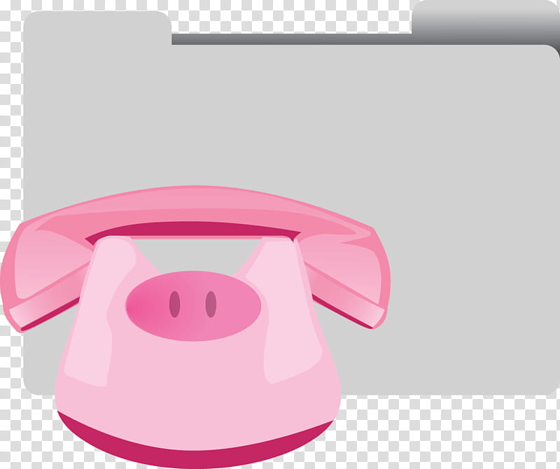 Cute Pigs Icon , contatos, pink telephone icon transparent background PNG clipart