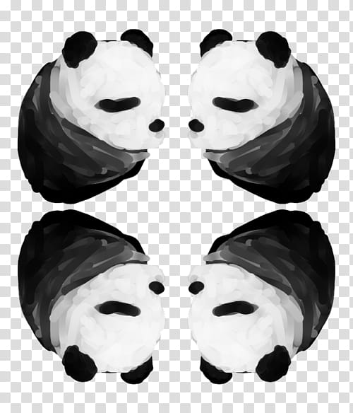 Bear, Giant Panda, Cuteness, Black White M, Email, Headgear, Gmail, Google transparent background PNG clipart