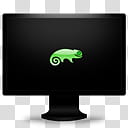 OS Monitors  OS, chameleon icon transparent background PNG clipart