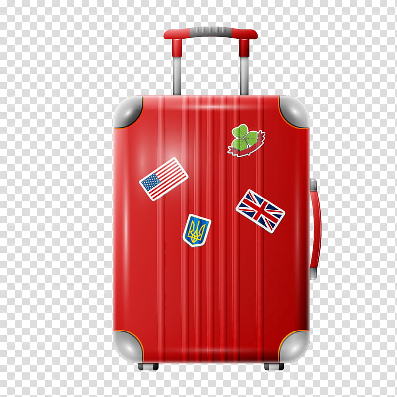 Travel Luggage, Suitcase, Baggage, Trolley Case, Samsonite, Red, Hand Luggage, Luggage And Bags transparent background PNG clipart