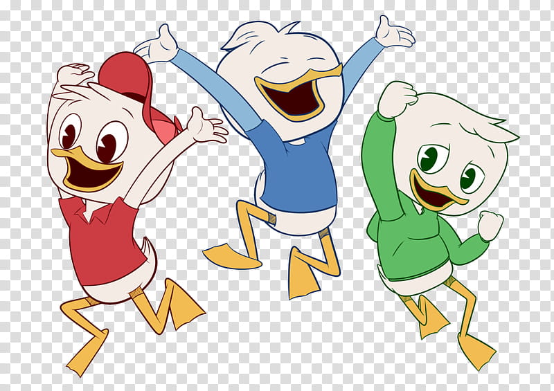 Huey, Dewey and Louie, DuckTales  transparent background PNG clipart