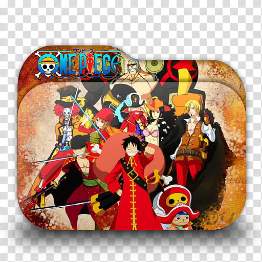 One Piece Anime Folder Icon, One Piece folder icon transparent background PNG clipart