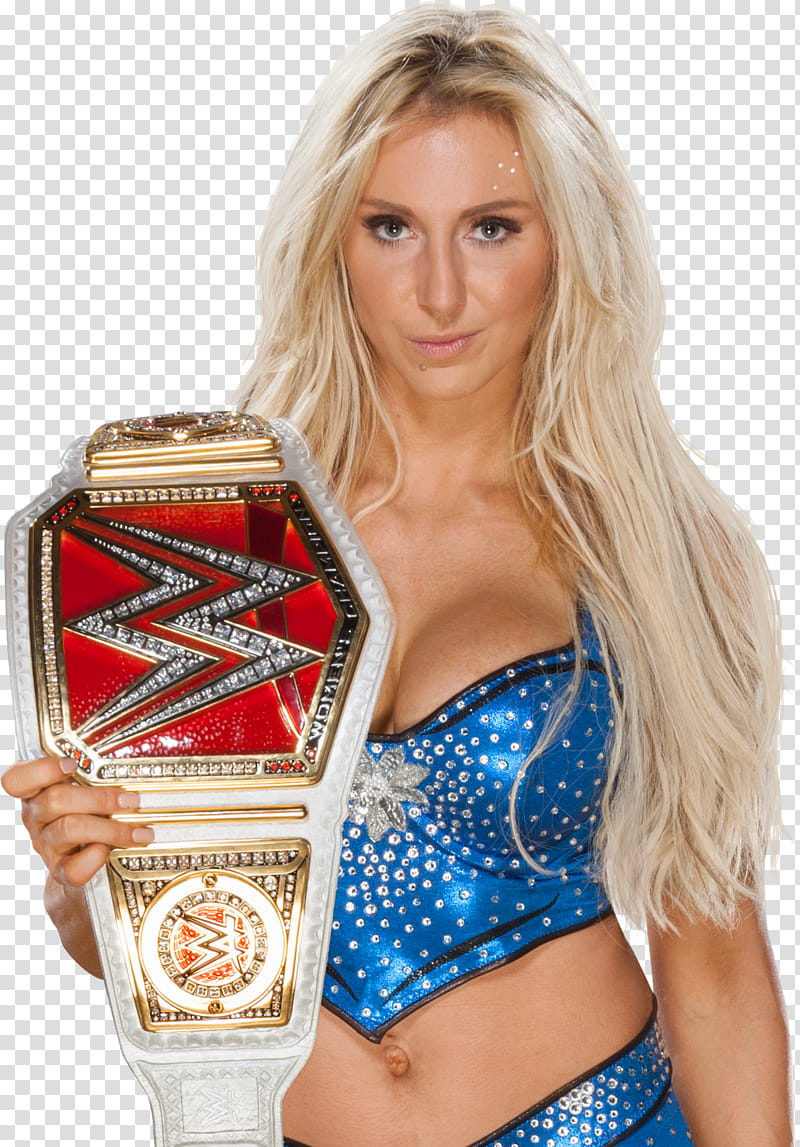 Charlotte WWE Women Champion  transparent background PNG clipart