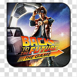 Game Aicon Pack , Back to the Future v transparent background PNG clipart