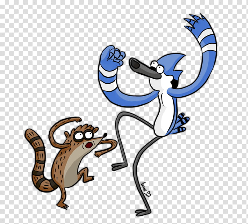 Network, Mordecai, Rigby, Cartoon Network, Regular Show Mordecai And Rigby In 8bit Land, Drawing, Television Show, Animal Figure transparent background PNG clipart