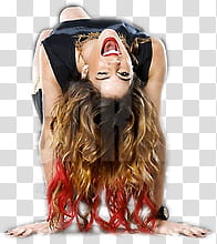 MARTINA STOESSEL EN CARAS, woman bending her body transparent background PNG clipart