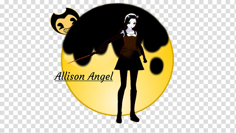 [MMD x BATIM ] Allison Angel + DL transparent background PNG clipart