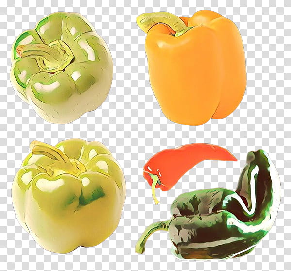 bell pepper pimiento bell peppers and chili peppers capsicum vegetable, Cartoon, Food, Yellow, Paprika, Yellow Pepper, Red Bell Pepper transparent background PNG clipart