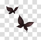 , two brown butterflies illustration transparent background PNG clipart