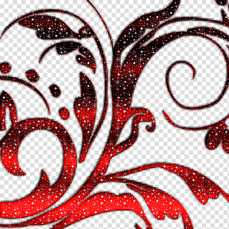 red and white floral cloth transparent background PNG clipart