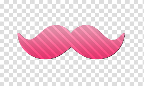 pink mustache transparent background PNG clipart