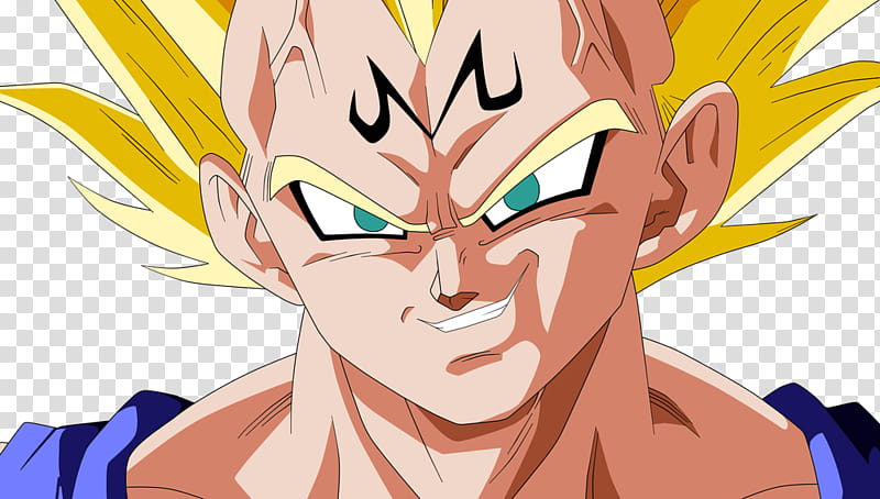 Majin Vegeta Restoration: Updated transparent background PNG clipart