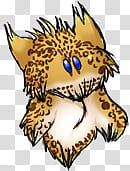 Kondoric Leoparrd Chewie transparent background PNG clipart