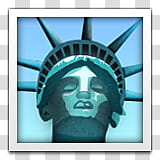 Statue of Liberty head illustration transparent background PNG clipart