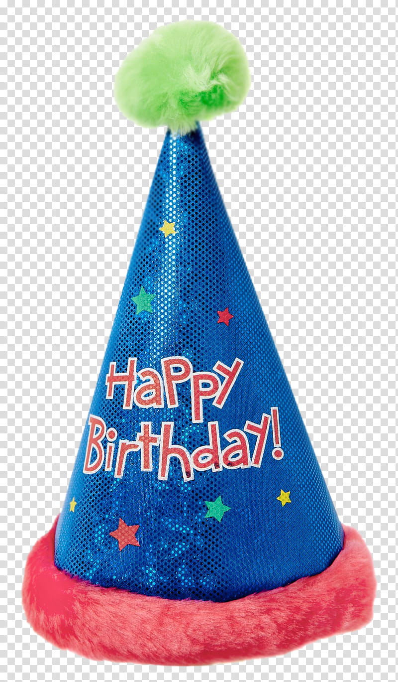multicolored Happy Birthday hat transparent background PNG clipart