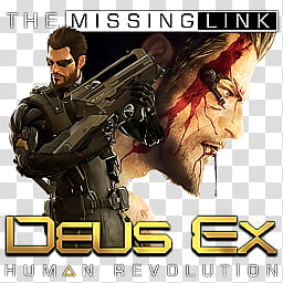 Deus Ex Human Revolution The Missing Link ICON, TheMissingLink- transparent background PNG clipart