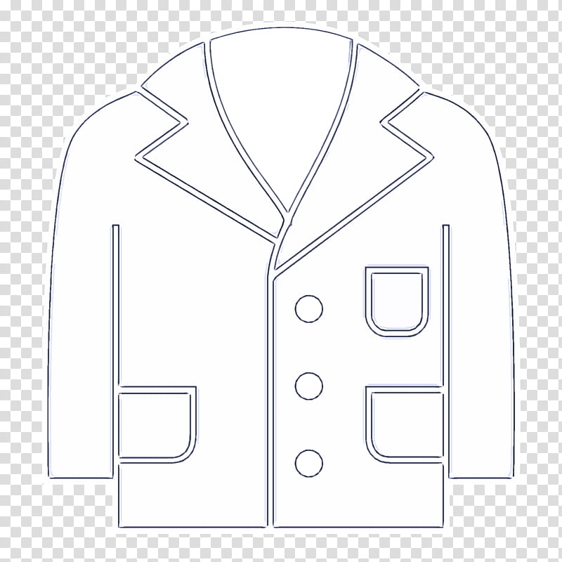white clothing outerwear sleeve line, Jacket, Collar, Uniform transparent background PNG clipart