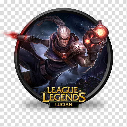LoL icons, League of Legends Lucian art transparent background PNG clipart