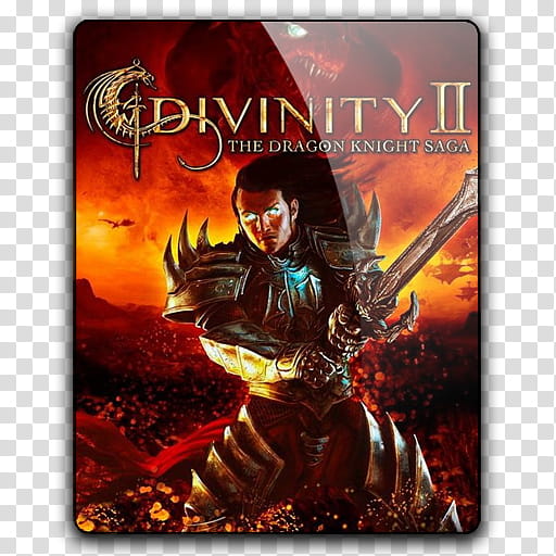 Game Icons , Divinity__Dragon_Knight_Saga_v, Divinity II DVD case transparent background PNG clipart