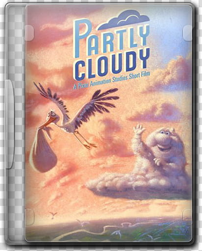 Pixar Short Movie Icon Complete Collection  , () Partly Cloudy transparent background PNG clipart