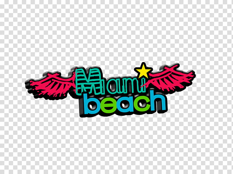 Pgn text , Miami Beach logo transparent background PNG clipart