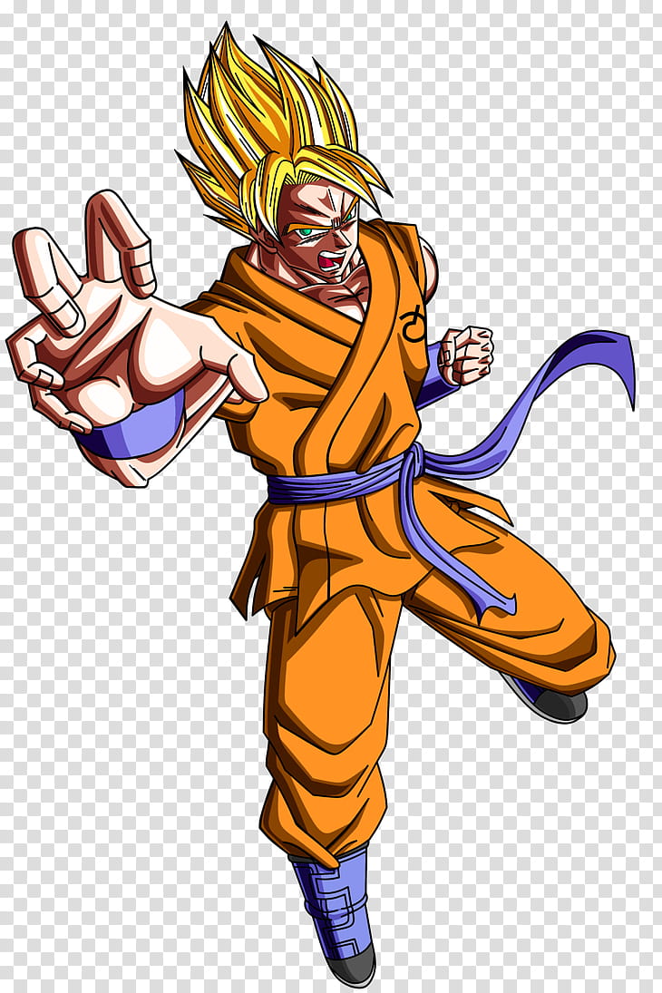 Goku super saiyajin deus super saiyajin (Paleta ) transparent background PNG clipart