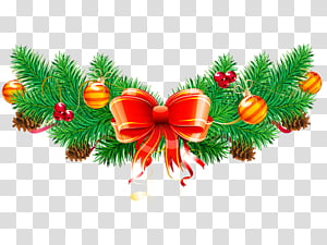 Christmas Tree Branch, Christmas Decoration, Santa Claus, Christmas Day, Christmas Ornament, Oregon Pine, Colorado Spruce, Fir transparent background PNG clipart thumbnail