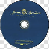 blue and yellow Jonas Brothers CD transparent background PNG clipart