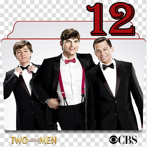 Two and a Half Men series and season folder icons, Two and a Half Men S ( transparent background PNG clipart