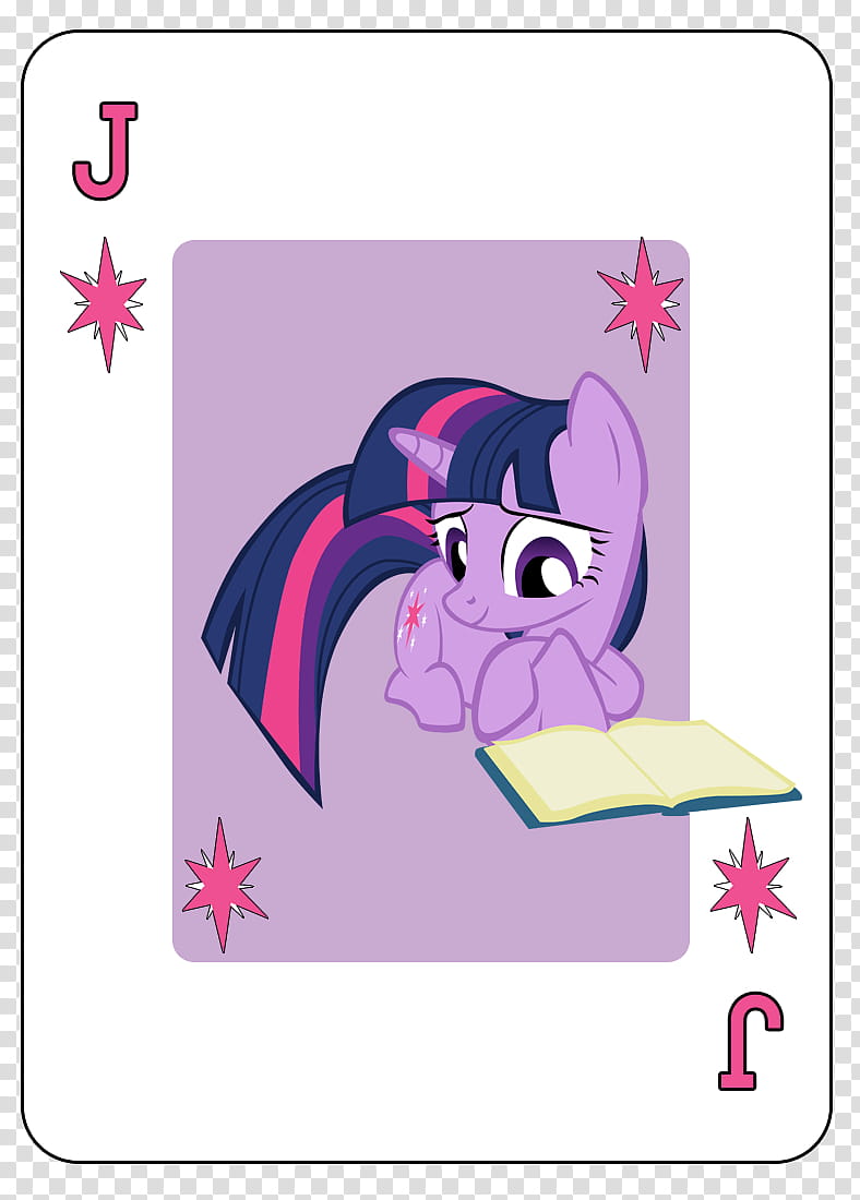 MLP FiM Playing Card Deck, My Little Pony themed jack playing card transparent background PNG clipart