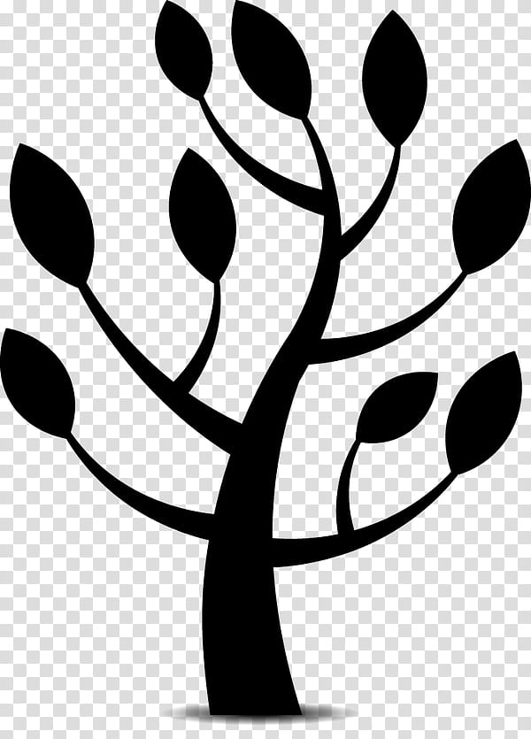 Black And White Flower, Black White M, Leaf, Plant Stem, Line, Plants, Tree, Line Art transparent background PNG clipart