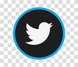 round twitter icon transparent background