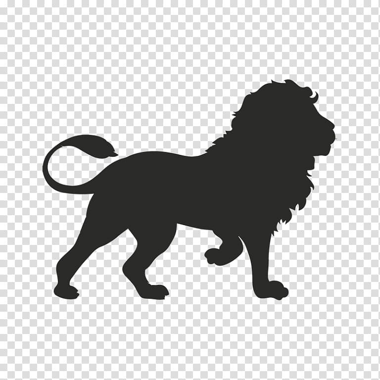 Lion Logo, Winged Lion, Silhouette, Dog, Sporting Group, Companion Dog, Tail transparent background PNG clipart