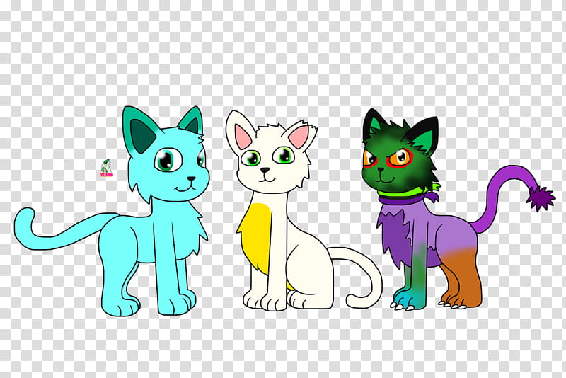 [AT] Kitty Family Portrait transparent background PNG clipart