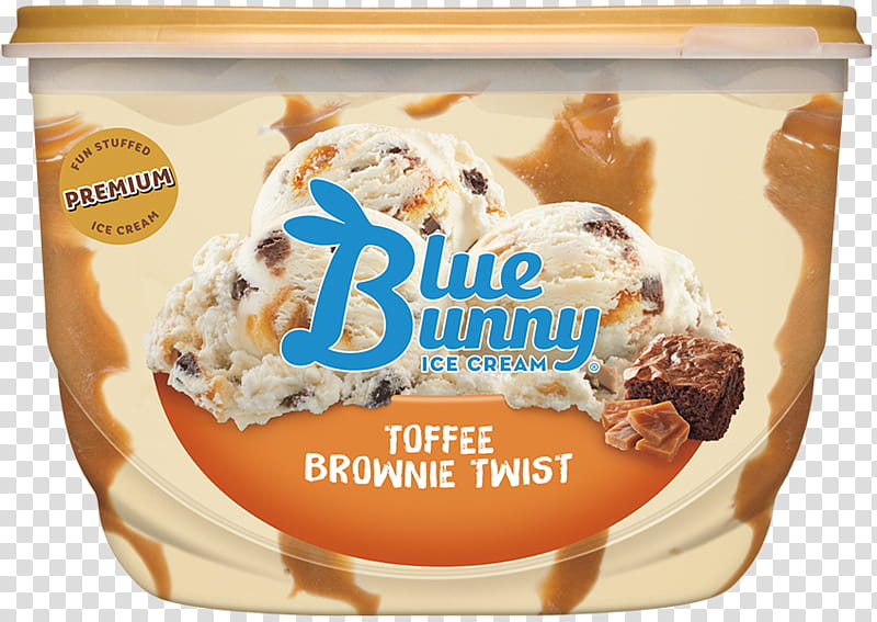 Frozen Food, Ice Cream, Chocolate Brownie, Fudge, Flavor, Vanilla, Blue Bunny, Toffee transparent background PNG clipart