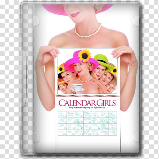 the BIG Movie Icon Collection C, Calendar Girls, Calendar Girls movie case transparent background PNG clipart