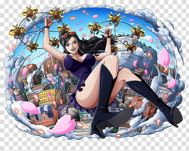 Nico Robin, Nico Robin from One Piece illustration transparent background PNG clipart