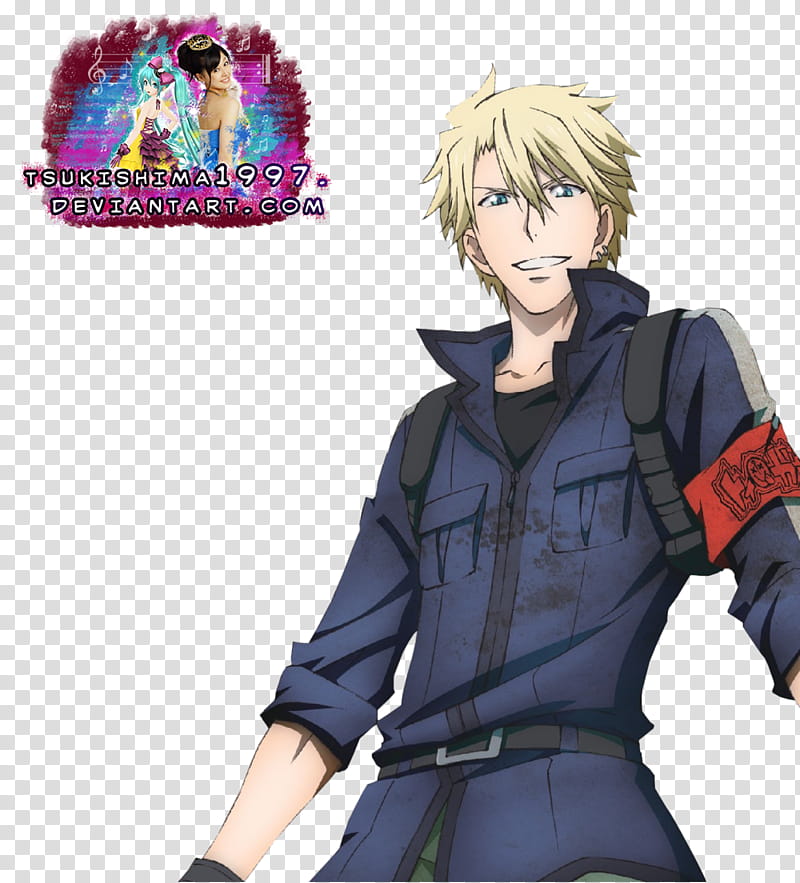 Aoharu x Kikanjuu Matsuoka render transparent background PNG clipart