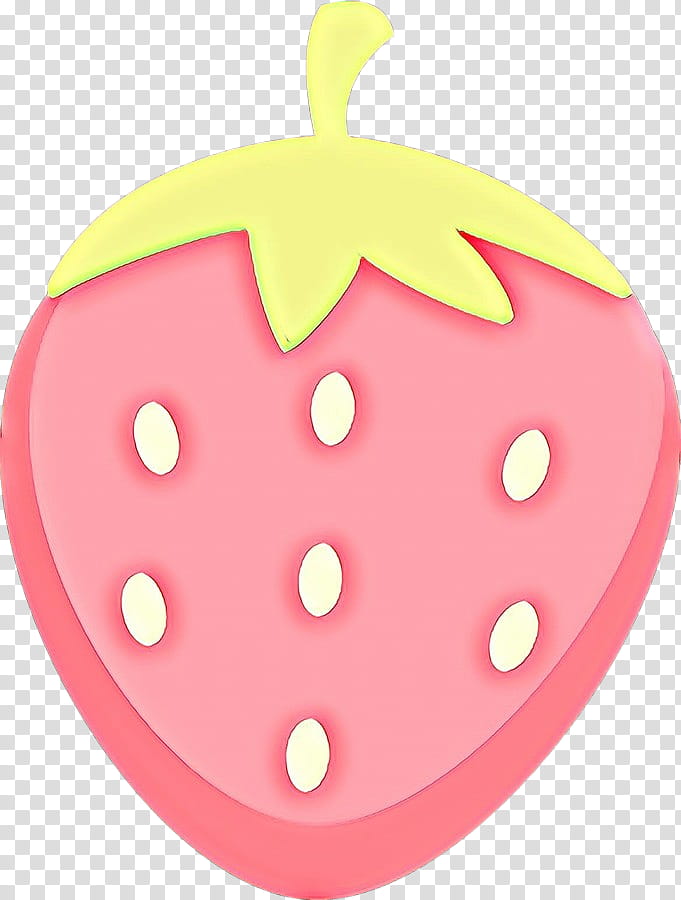 Polka dot, Cartoon, Pink, Strawberry, Fruit, Strawberries, Plant, Food transparent background PNG clipart