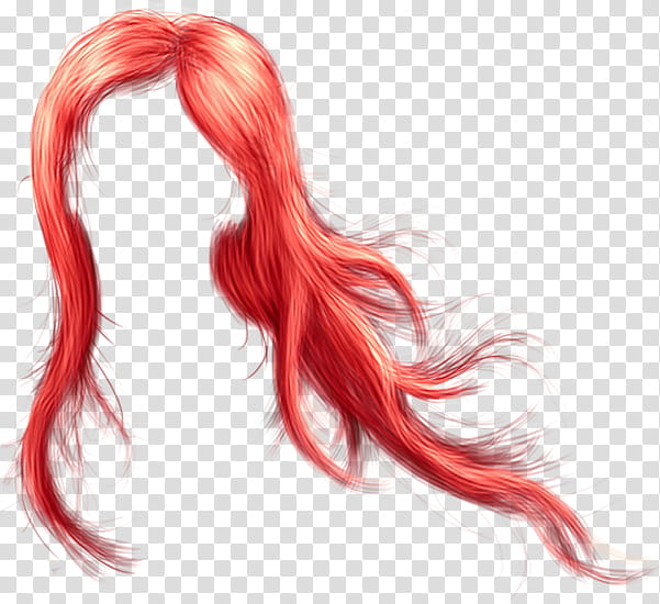 red hair wig clipart