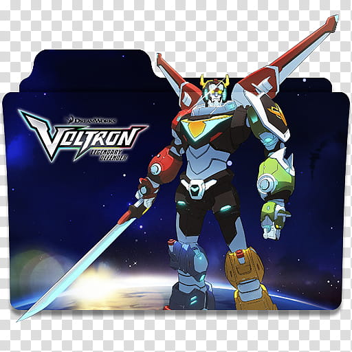 Voltron Legendary Defender Folder Icon, Voltron Legendary Defender () transparent background PNG clipart