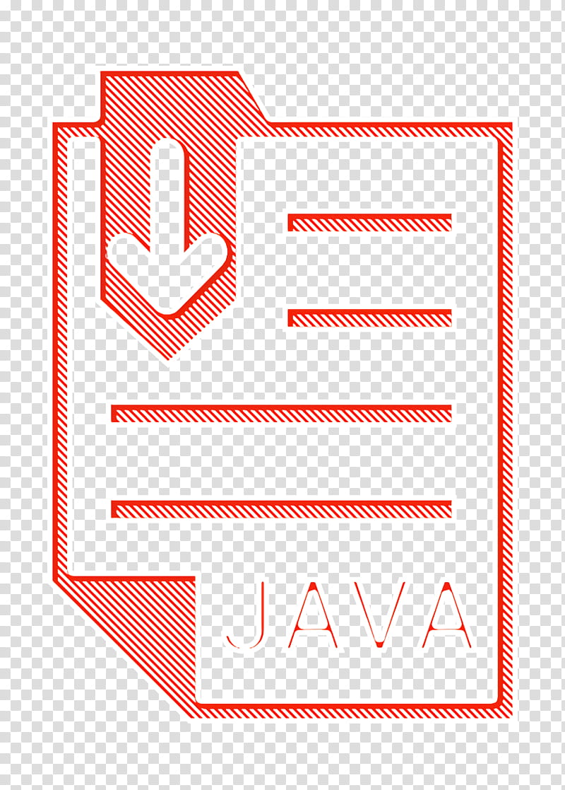 document icon extension icon file icon, Format Icon, Java Icon, Red, Text, Line, Logo transparent background PNG clipart