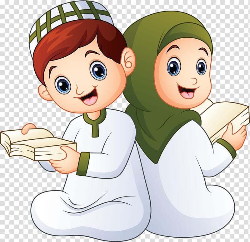 Ramadan, Quran, Child, Muslim, Cartoon, Woman, Women In Islam, Girl transparent background PNG clipart