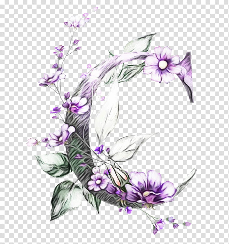 Purple Watercolor Flower, Paint, Wet Ink, Painting, Watercolor Painting, Canvas, Artist, Lettering transparent background PNG clipart