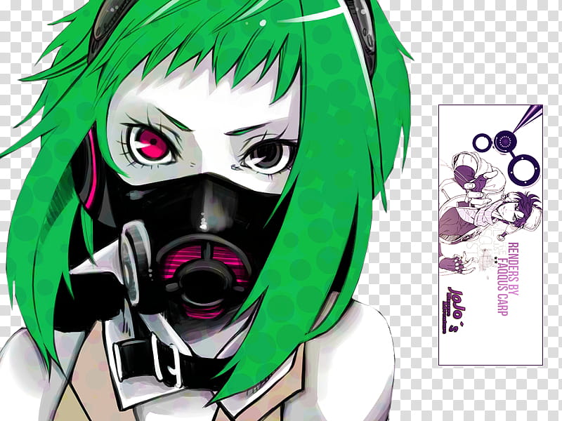 Gumi toxic mask Render transparent background PNG clipart