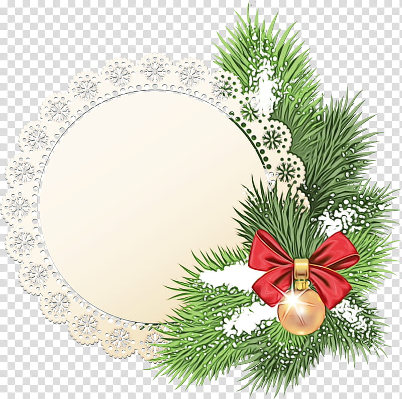 Christmas decoration, Watercolor, Paint, Wet Ink, Oregon Pine, Colorado Spruce, Tree, Fir transparent background PNG clipart