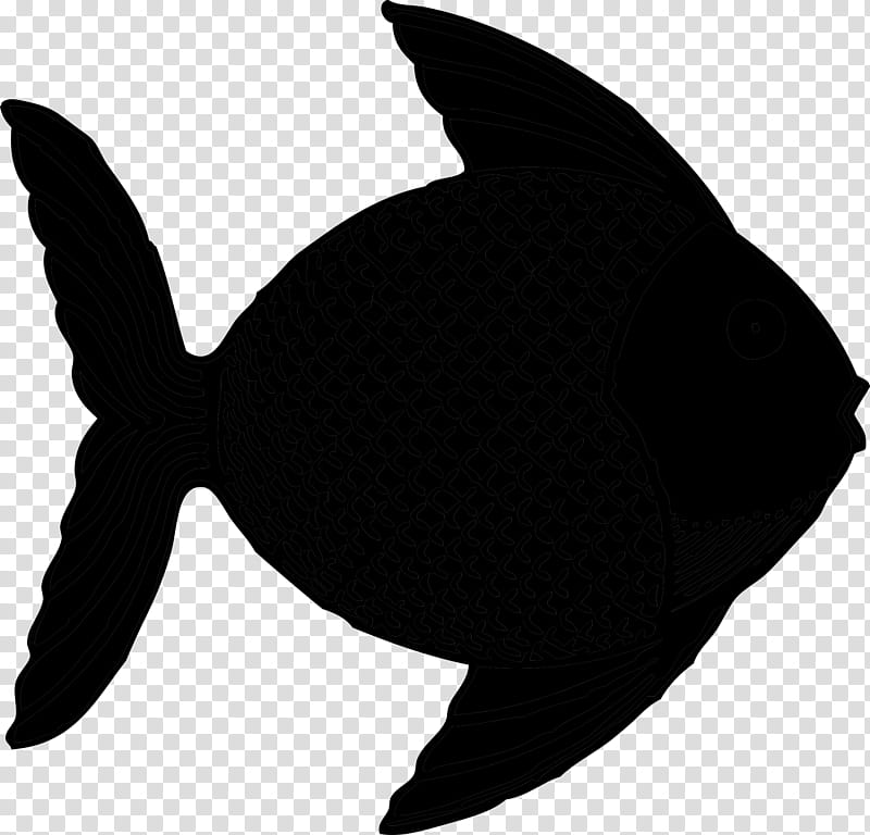 Fish, Black White M, Silhouette, Beak, Fin, Tail transparent background PNG clipart