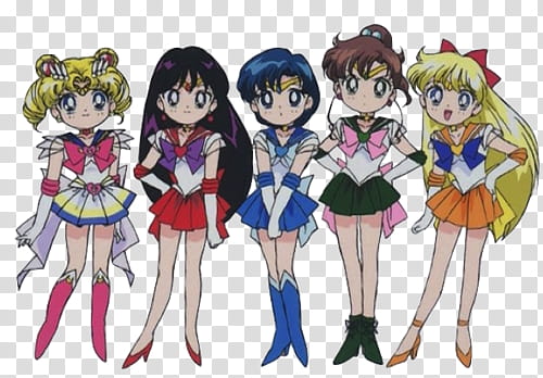 WATCHERS, Sailor Moon characters transparent background PNG clipart